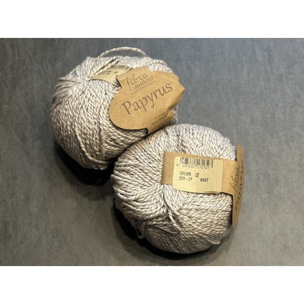 PAPYRUS Fibra Natura-78% cotton, 22% silk, 50gr / 120m, Nr 229-21