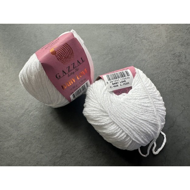 BABY LOVE Gazzal  45% Acrylic,  55% Modal, 50gr/ 115m, Nr 1628