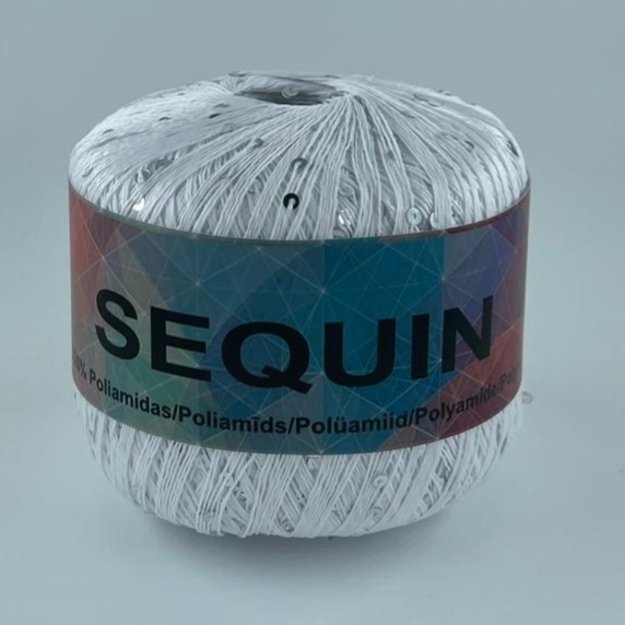 SEQUIN- 75/25% Polyamide, Payette, 50gr/ 500m, Nr 010