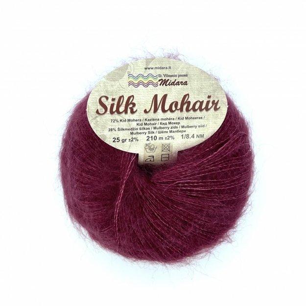 SILK MOHAIR- 72% Kid Mohair, 28% Mulberry Silk, 25gr/ 210m, Nr M-110