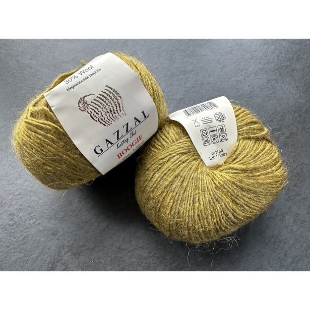 BOOGIE- 60% Acrylic, 10% Polyamide, 30% Wool merino- 50 gr/ 150m, Nr 2150 1