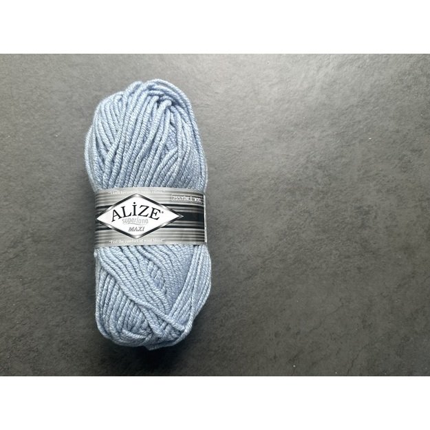 SUPERLANA MAXI Alize- 25% Wool , 75% Acrylic- 100 gr / 100 m, Nr 480