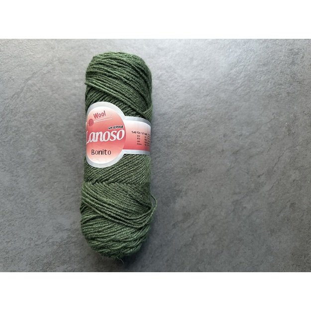 BONITO lanoso- 49% wool, 51% acrylic, 100gr/ 300m, Nr 929