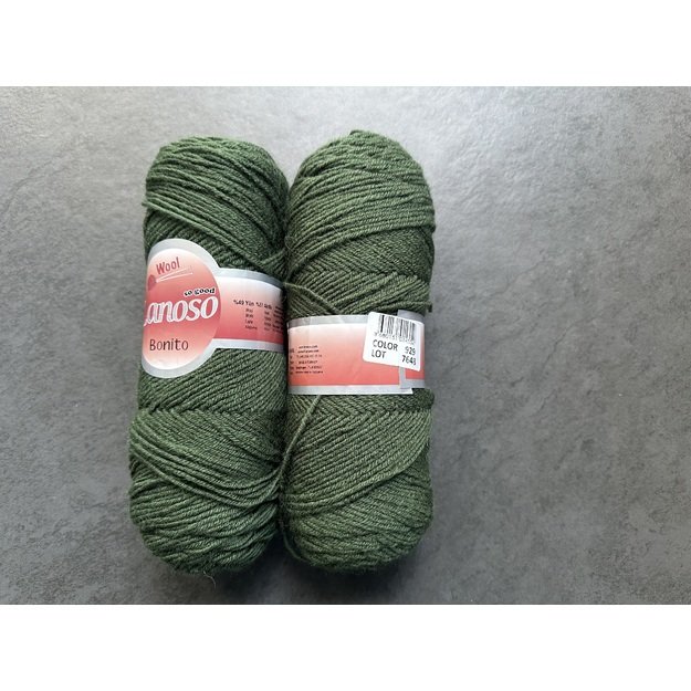BONITO lanoso- 49% wool, 51% acrylic, 100gr/ 300m, Nr 929 1