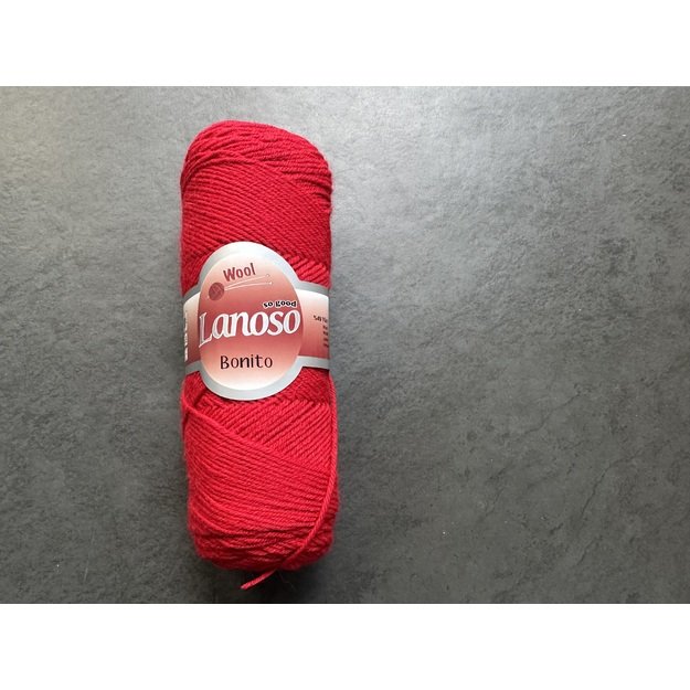 BONITO lanoso- 49% wool, 51% acrylic, 100gr/ 300m, Nr 956