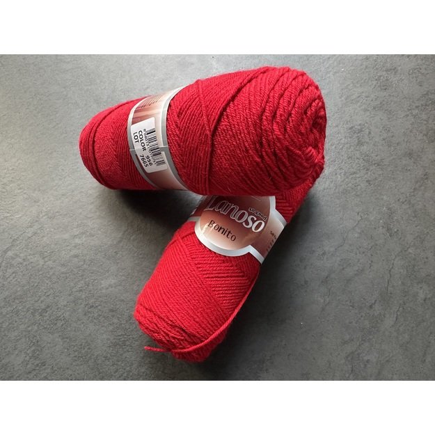 BONITO lanoso- 49% wool, 51% acrylic, 100gr/ 300m, Nr 956 2