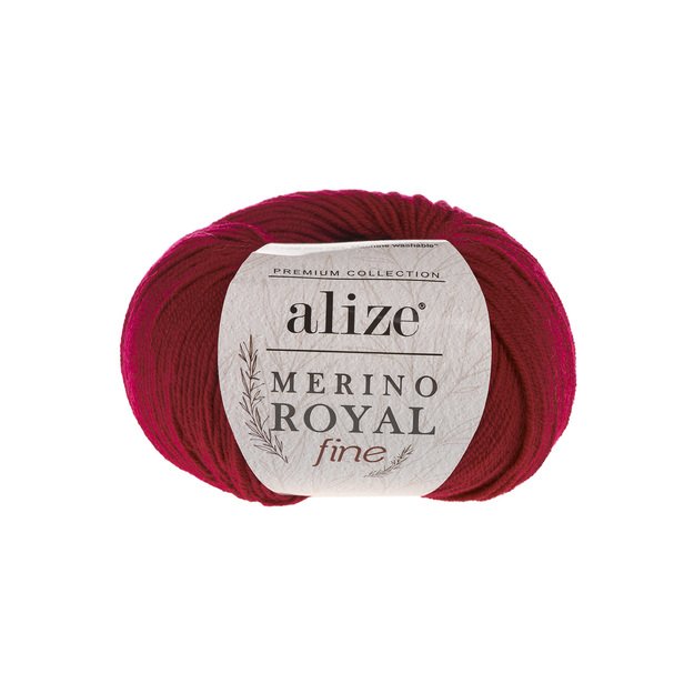 MERINO ROYAL Fine Alize- 100% Wool (vilna), 50 gr/ 175 mt, Nr 56