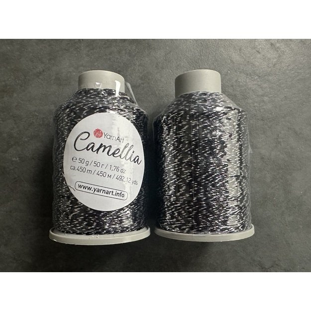 CAMELLIA - 91% polyester, 9%  metallic polyester, 50gr/450 m, Nr 412 3
