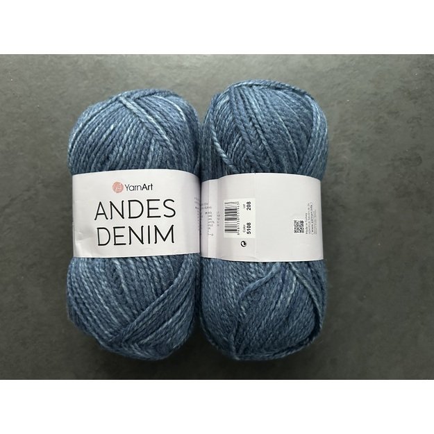 ANDES DENIM - 80% acrylic, 20% wool, 150gr/240m, Nr 5108 1
