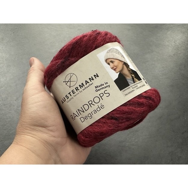 AUSERMANN Raindrops Degrade- 75% Wolle, 20% Polyamid, 5% Baumwolle, 50 gr/ 120 m, Nr 0004