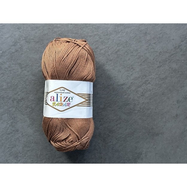 BAHAR Alize- 100% Cotton Mercerized (merserizuota medvilnė), 100gr/ 260m, Nr 179