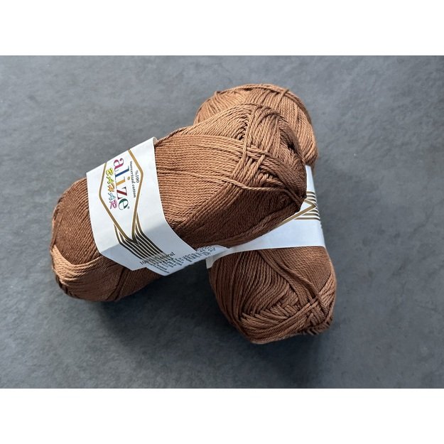 BAHAR Alize- 100% Cotton Mercerized (merserizuota medvilnė), 100gr/ 260m, Nr 179 2