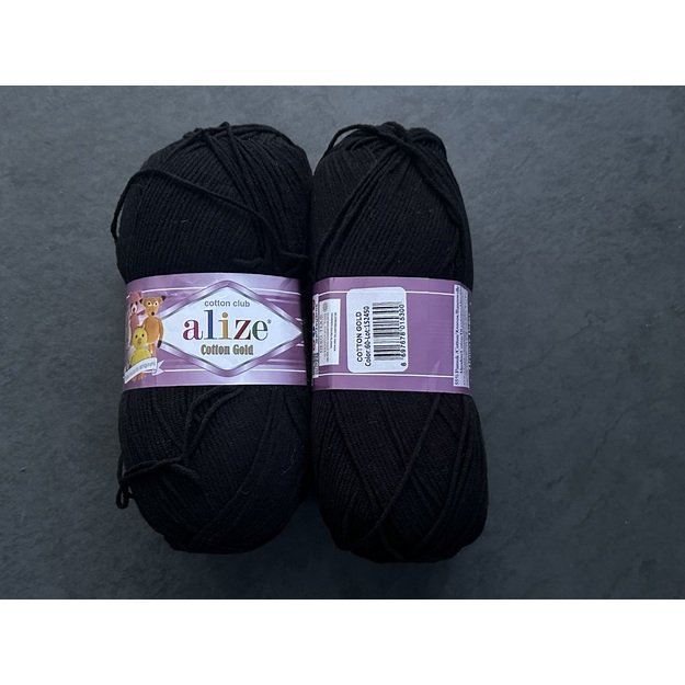 COTTON GOLD Alize- 55% Cotton, 45% Acrylic, 100gr/ 330m, Nr 60 1