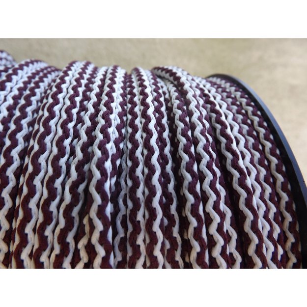 Virvelė megzta, poliesterinė, su užpildu, 5,5-6,0 mm - Nr 7 2