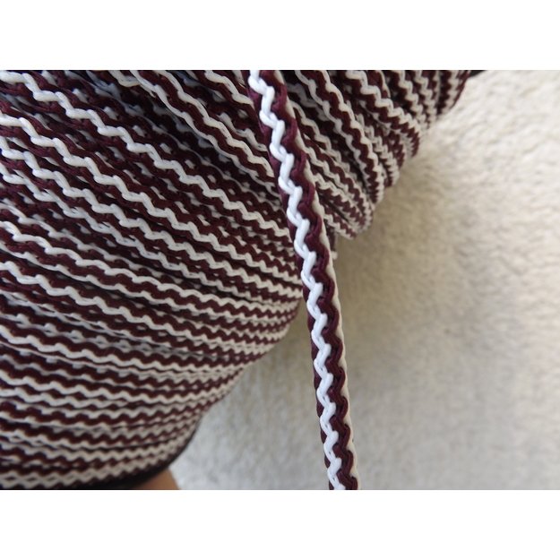 Virvelė megzta, poliesterinė, su užpildu, 5,5-6,0 mm - Nr 7