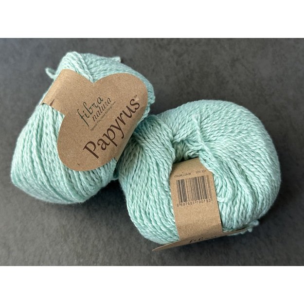 PAPYRUS Fibra Natura-78% cotton, 22% silk, 50gr / 120m, Nr 229-30 1