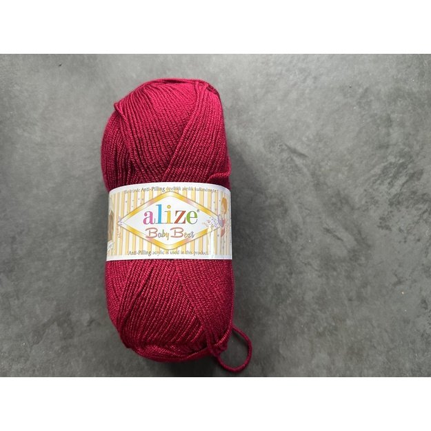 BABY BEST Alize- 90% Acrylic Anti- Pilling, 10% Bamboo, 100gr/ 240m, Nr 390