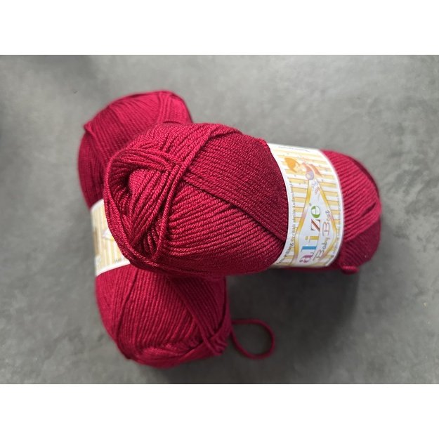 BABY BEST Alize- 90% Acrylic Anti- Pilling, 10% Bamboo, 100gr/ 240m, Nr 390