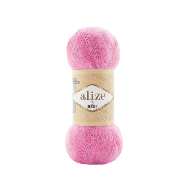 3 SEASON Alize- 51% Akrilik, 25% Mohair, 24% Wool, 100gr/ 500m, Nr 39