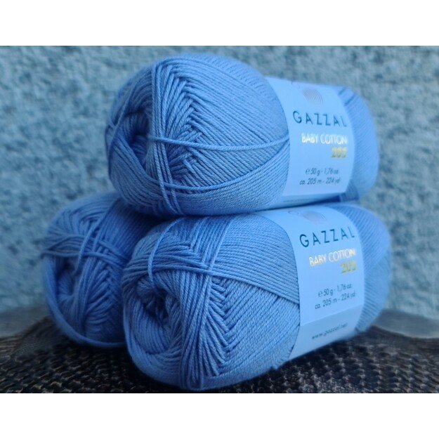 BABY COTTON 205 Gazzal- 50% cotton, 50% acrylic, 50 gr/ 205m, Nr 511