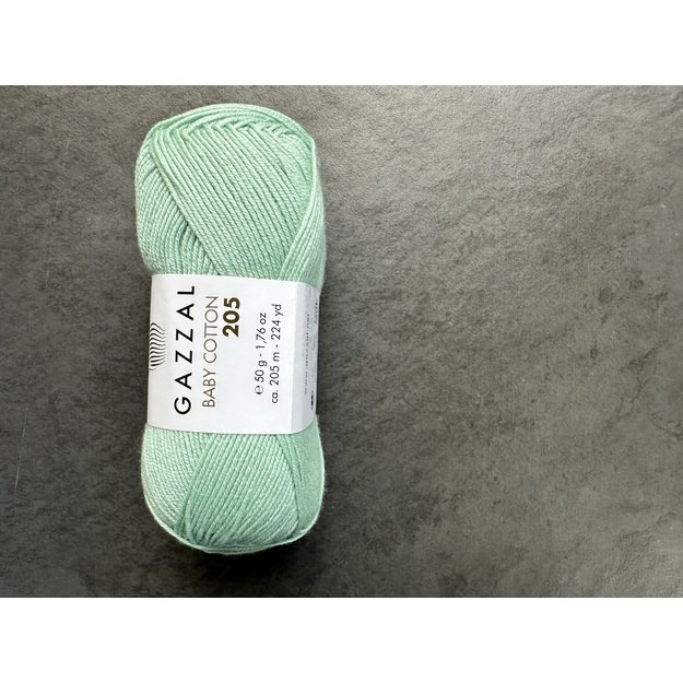 BABY COTTON 205 Gazzal- 50% cotton, 50% acrylic, 50 gr/ 205m, Nr 507