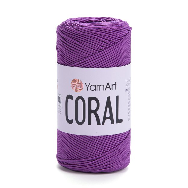 CORAL YarnArt- 50% cotton, 50% polyester, 200gr/ 200m, Nr 1906