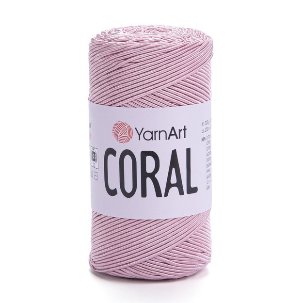 CORAL YarnArt- 50% cotton, 50% polyester, 200gr/ 200m, Nr 1915