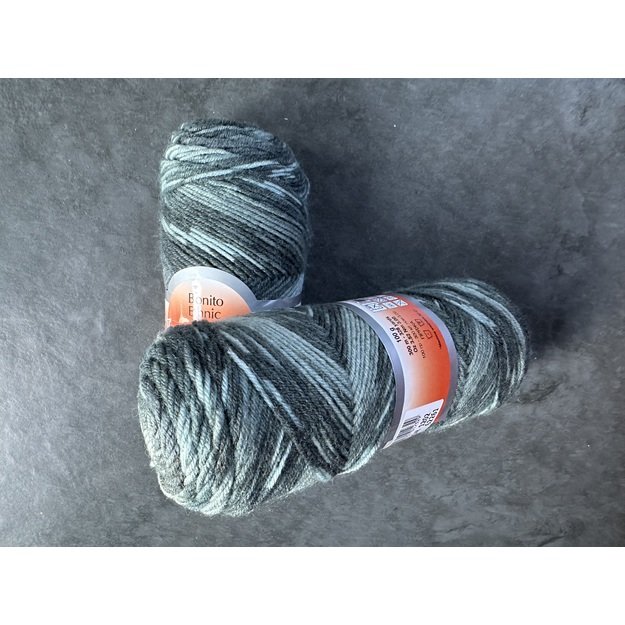 BONITO ETHNIC lanoso- 49% wool, 51% acrylic, 100gr/ 300m, Nr 1202