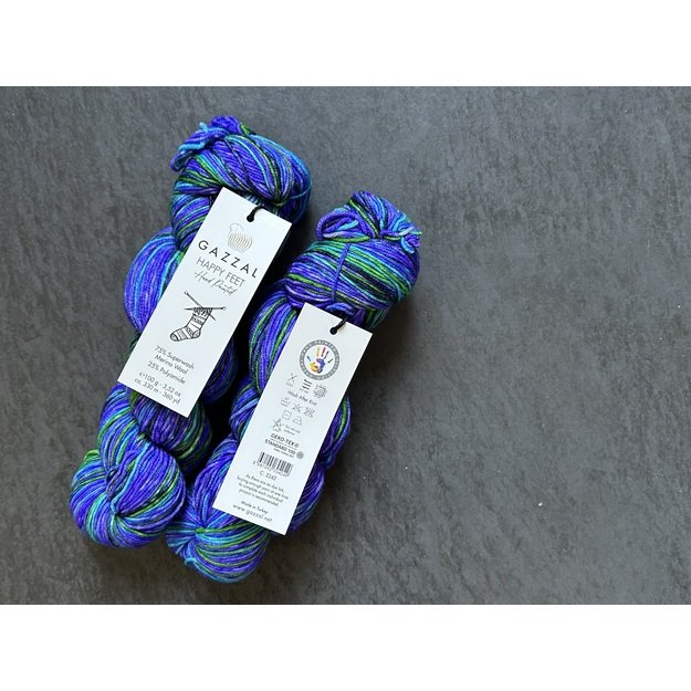 HAPPY FEET Gazzal- 75% Superwash Merino Wool, 25% Polyamide, 100gr/ 330m, Nr 3242