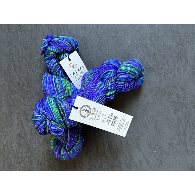 HAPPY FEET Gazzal- 75% Superwash Merino Wool, 25% Polyamide, 100gr/ 330m, Nr 3242