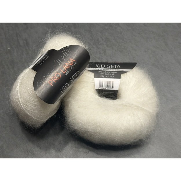 KID SETA Pro Lana- 70% Mohair, 30% silk, 25gr/ 210m, Nr 01