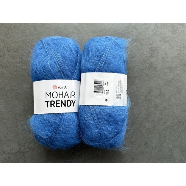 MOHAIR TRENDY YarnArt- 50% mohair, 50% acrylic, 100gr/ 220m, Nr 140