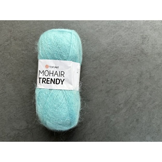 MOHAIR TRENDY YarnArt- 50% mohair, 50% acrylic, 100gr/ 220m, Nr 142