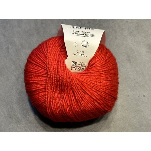 BABY WOOL Gazzal- 40% acrylic, 20% cashmere PA, 40% lana merino, 50gr/ 175m, Nr 811