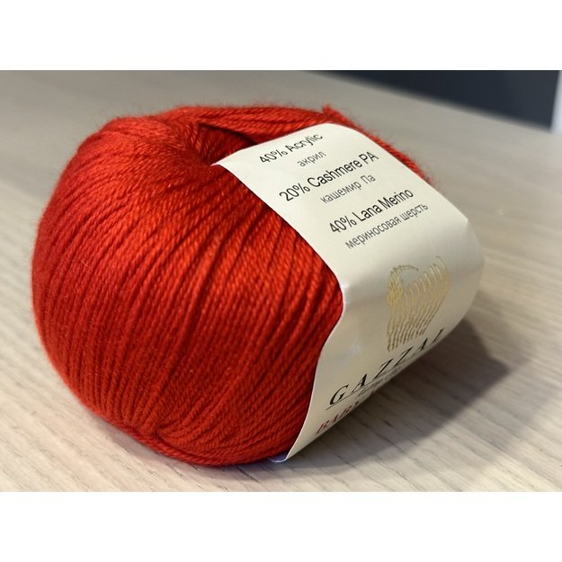 BABY WOOL Gazzal- 40% acrylic, 20% cashmere PA, 40% lana merino, 50gr/ 175m, Nr 811