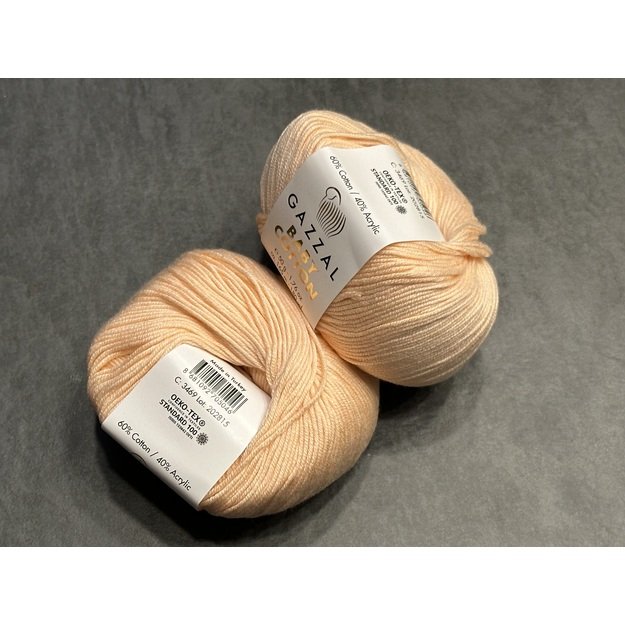 BABY COTTON Gazzal- 60% cotton, 40% acrylic, 50gr/ 165m, Nr 3469