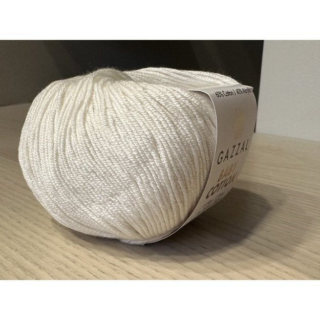 BABY COTTON Gazzal- 60% cotton, 40% acrylic, 50gr/ 165m, Nr 3410