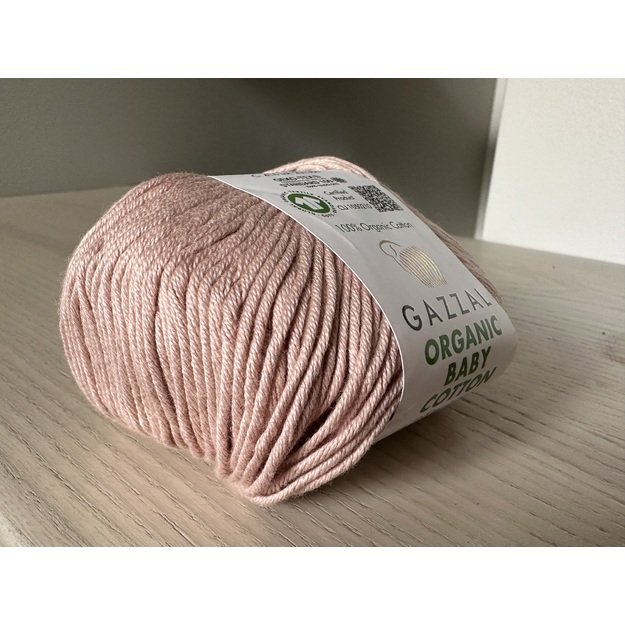 ORGANIC BABY COTTON Gazzal- 100% organic cotton, 50gr/ 115m, Nr 416