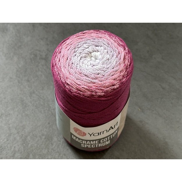 MACRAME COTTON SPECTRUM YarnArt- 80% cotton, 20% polyester, 250gr/ 225m, Nr 1314