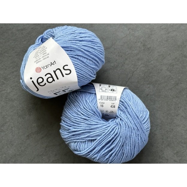 JEANS YarnArt- 55% cotton, 45% PAC, 50gr/ 160m, Nr 15