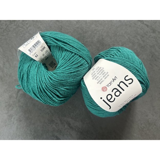JEANS YarnArt- 55% cotton, 45% PAC, 50gr/ 160m, Nr 63