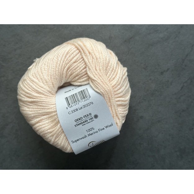 WOOL 115 Gazzal- 100% superwash merino fine wool, 50gr/ 115m, Nr. 3308