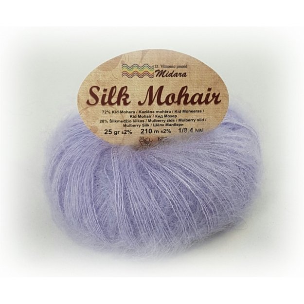 SILK MOHAIR- 72% Kid Mohair, 28% Mulberry Silk, 25gr/ 210m, Nr S-715