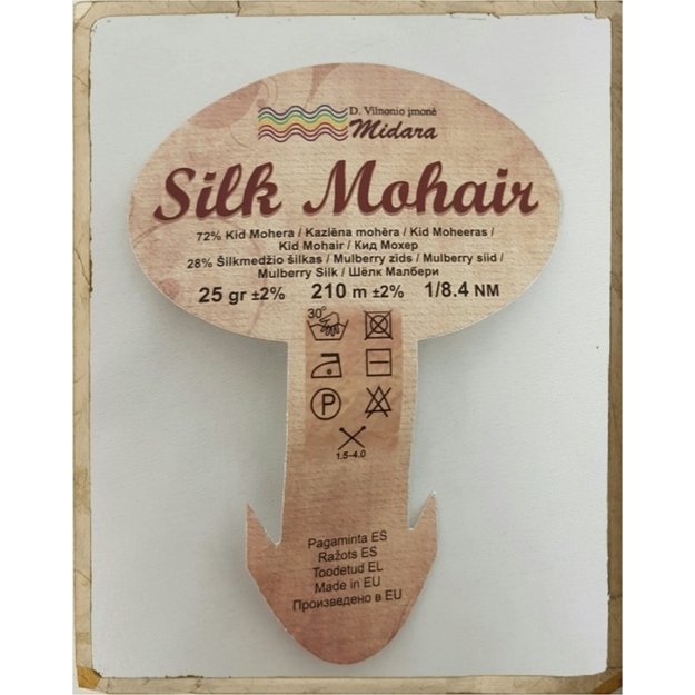 SILK MOHAIR- 72% Kid Mohair, 28% Mulberry Silk, 25gr/ 210m, Nr 010