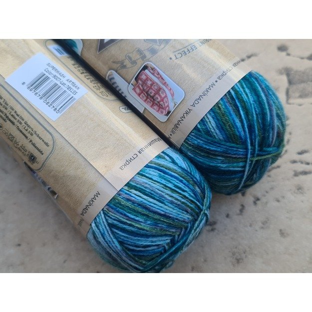 ARTISAN Superwash Alize- 75% SW Wool, 25% Polyamide, 100gr/ 420m, Nr 9007