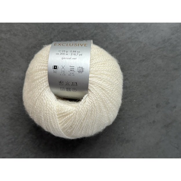 EXCLUSIVE Gazzal- 60% superwash merino fine, 10% super kid mohair, 30% mulberry silk, 25gr/ 200m, Nr 9909