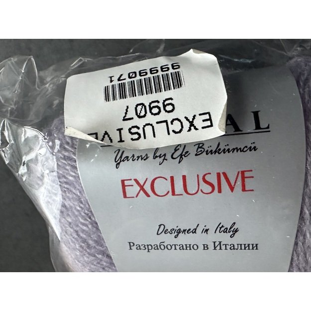 EXCLUSIVE Gazzal- 40% 19Mic merino, 10% kid mohair, 50% mulberry silk, 25gr/ 190m, Nr 9907