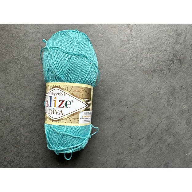 DIVA Alize- 100% microfiber acrylic, 100gr/ 350m, Nr 376