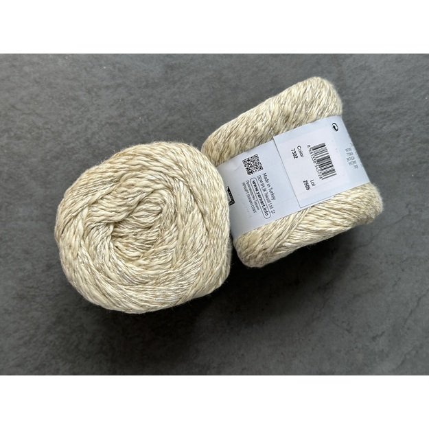 LINEN SOFT YarnArt- 30% Linen, 36% viscose, 34% cotton, 100gr/ 272m, Nr 7302