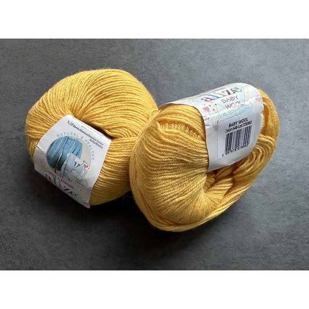 BABY WOOL Alize- 40% Wool, 40% Acrylic, 20% Bamboo, 50gr/ 175m, Nr 548